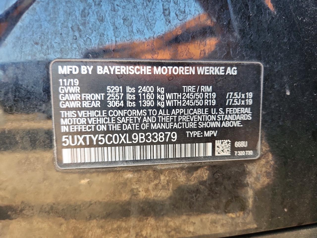 2020 BMW X3 xDrive30I - zdjęcie 12