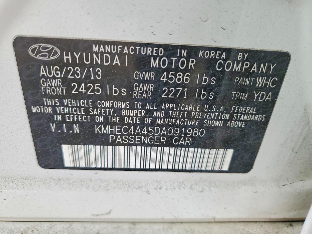 2013 Hyundai Sonata Hybrid - zdjęcie 12