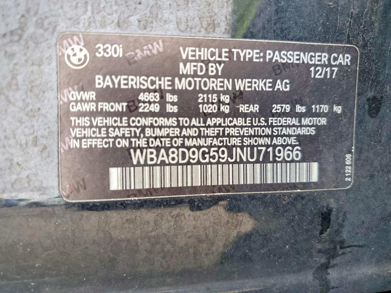 2018 BMW Seria 3 330i - zdjęcie 12