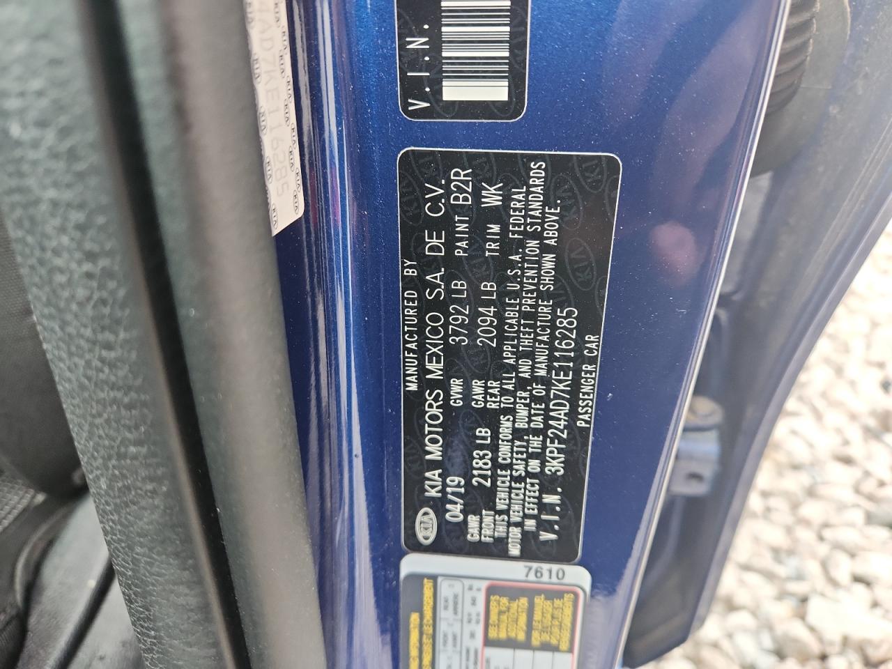 2019 Kia Forte Lxs - zdjęcie 12