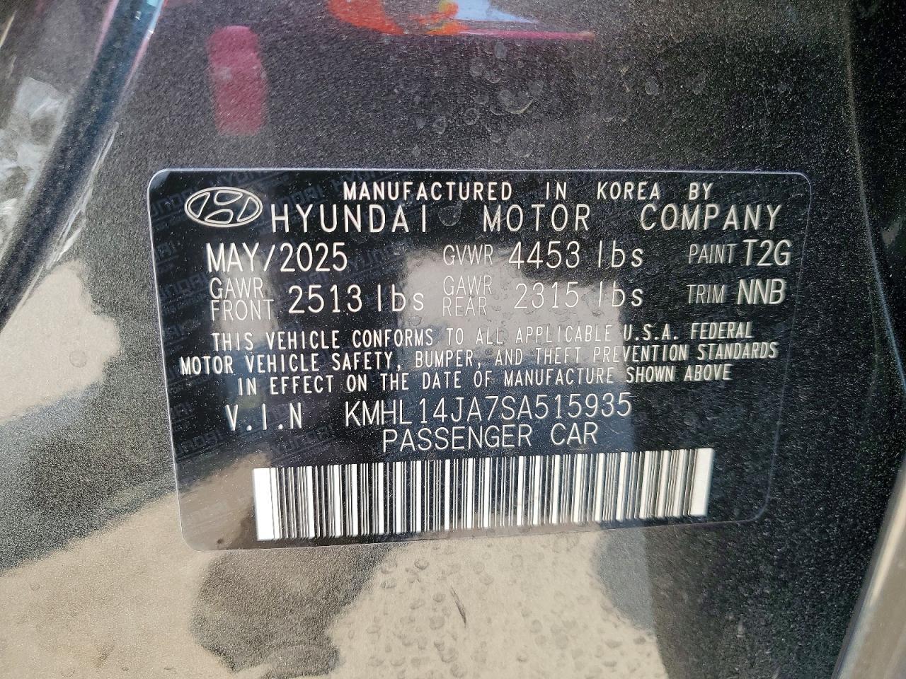 2025 Hyundai Sonata Sel - zdjęcie 12