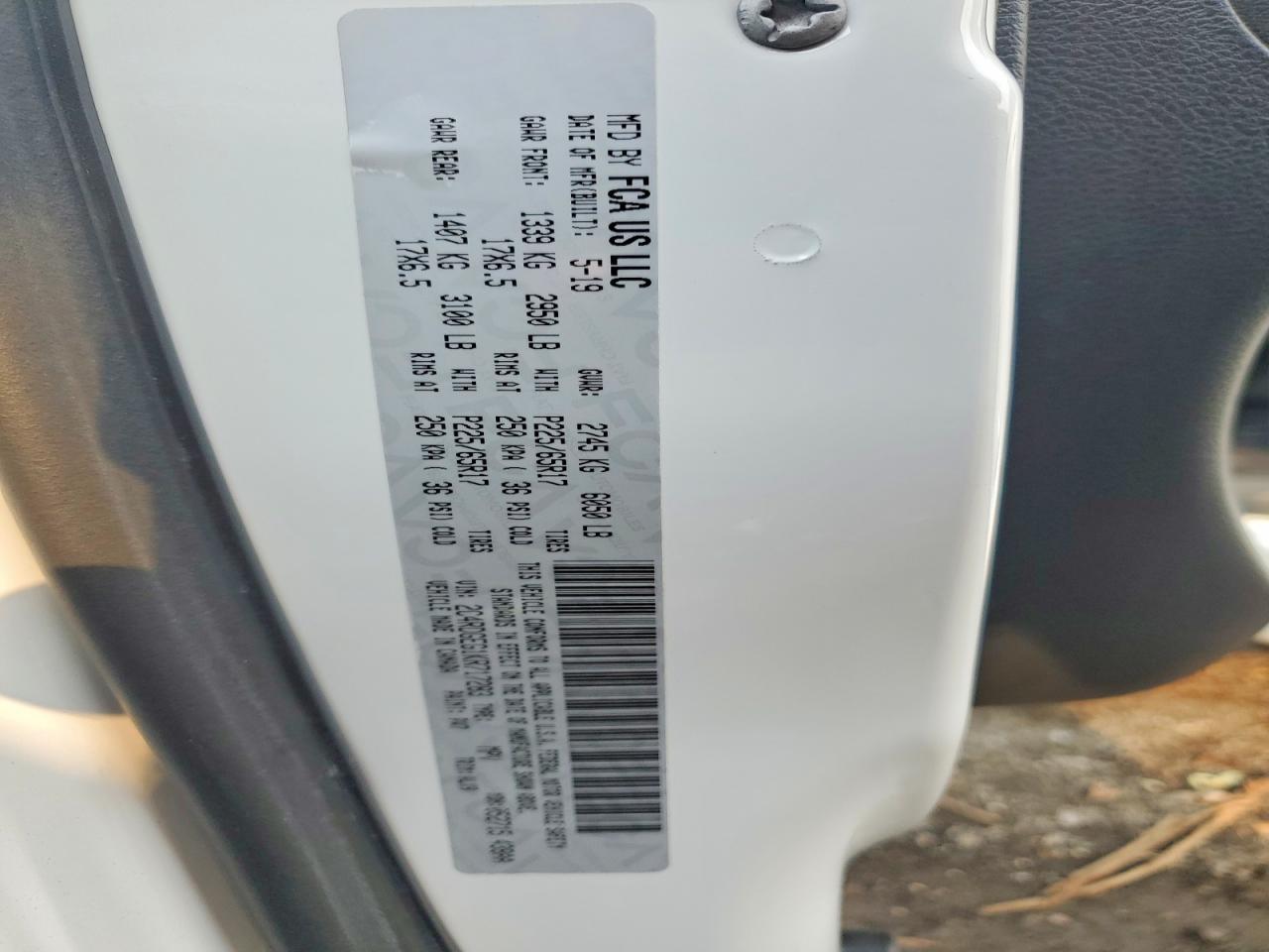2019 Dodge Grand Caravan Gt - zdjęcie 13