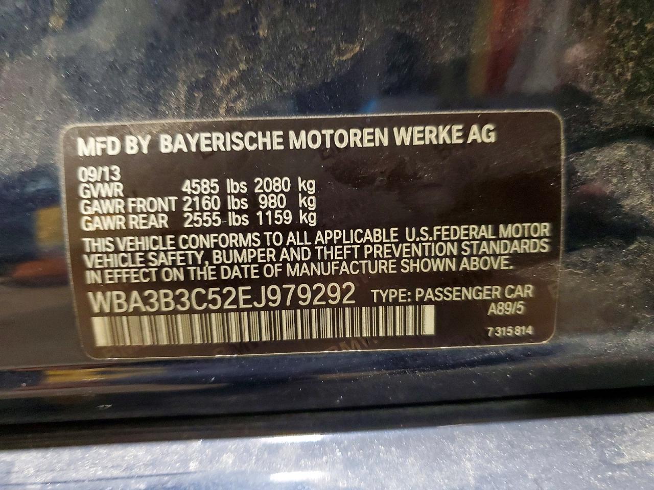 2014 BMW Seria 3 328i - zdjęcie 13