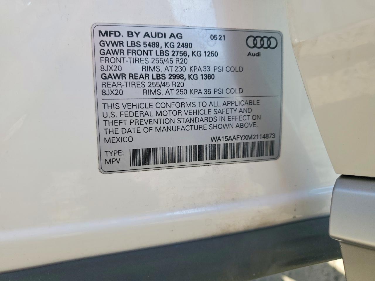 2021 Audi Q5 Sportback Premium Plus - zdjęcie 12