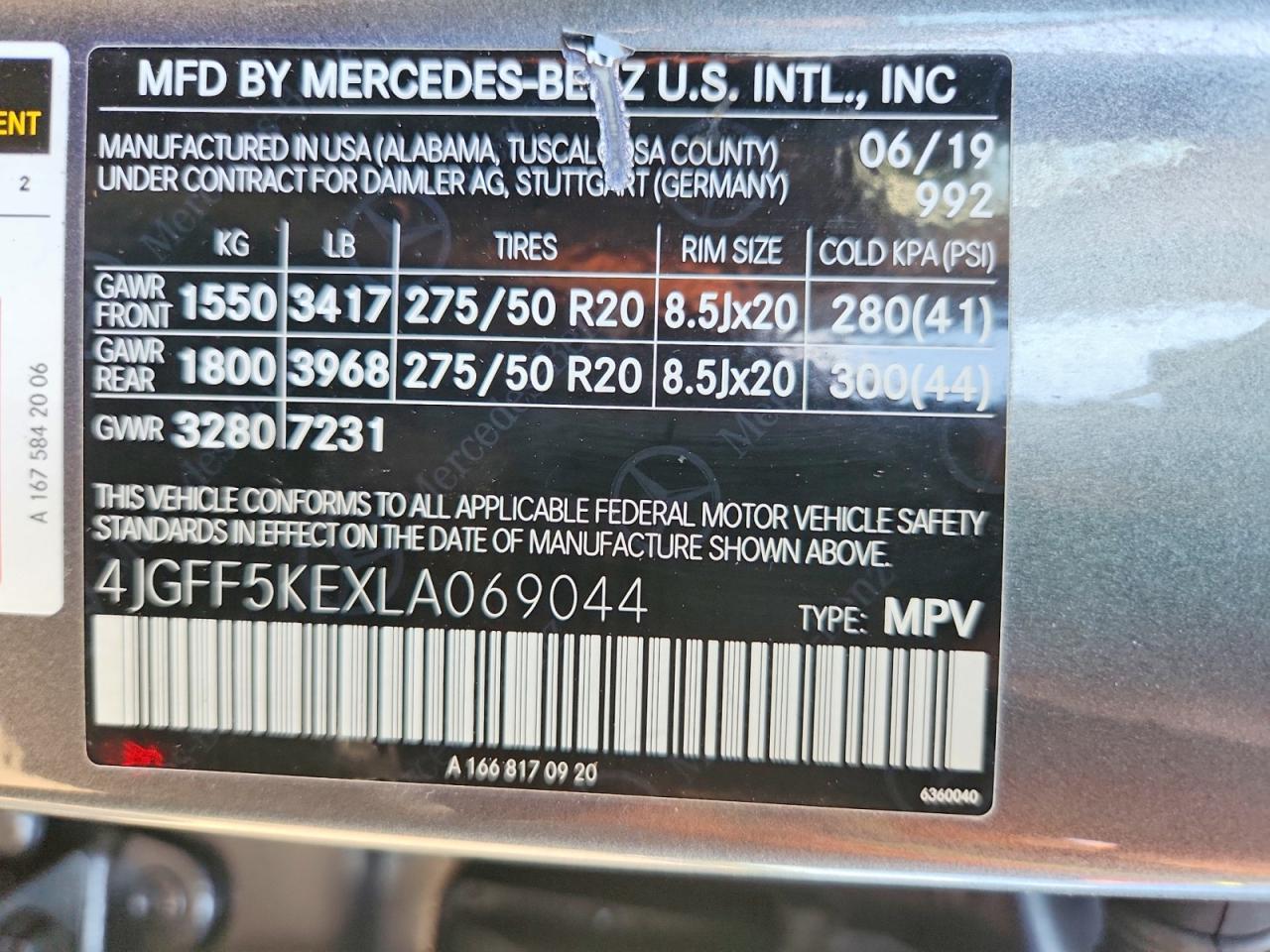 2020 Mercedes-Benz Gls 450 4Matic - zdjęcie 13