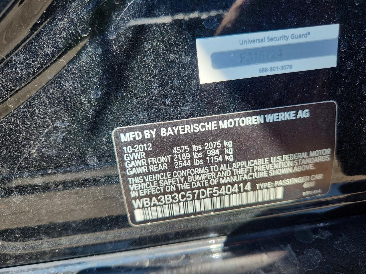 2013 BMW Seria 3 328i - zdjęcie 12