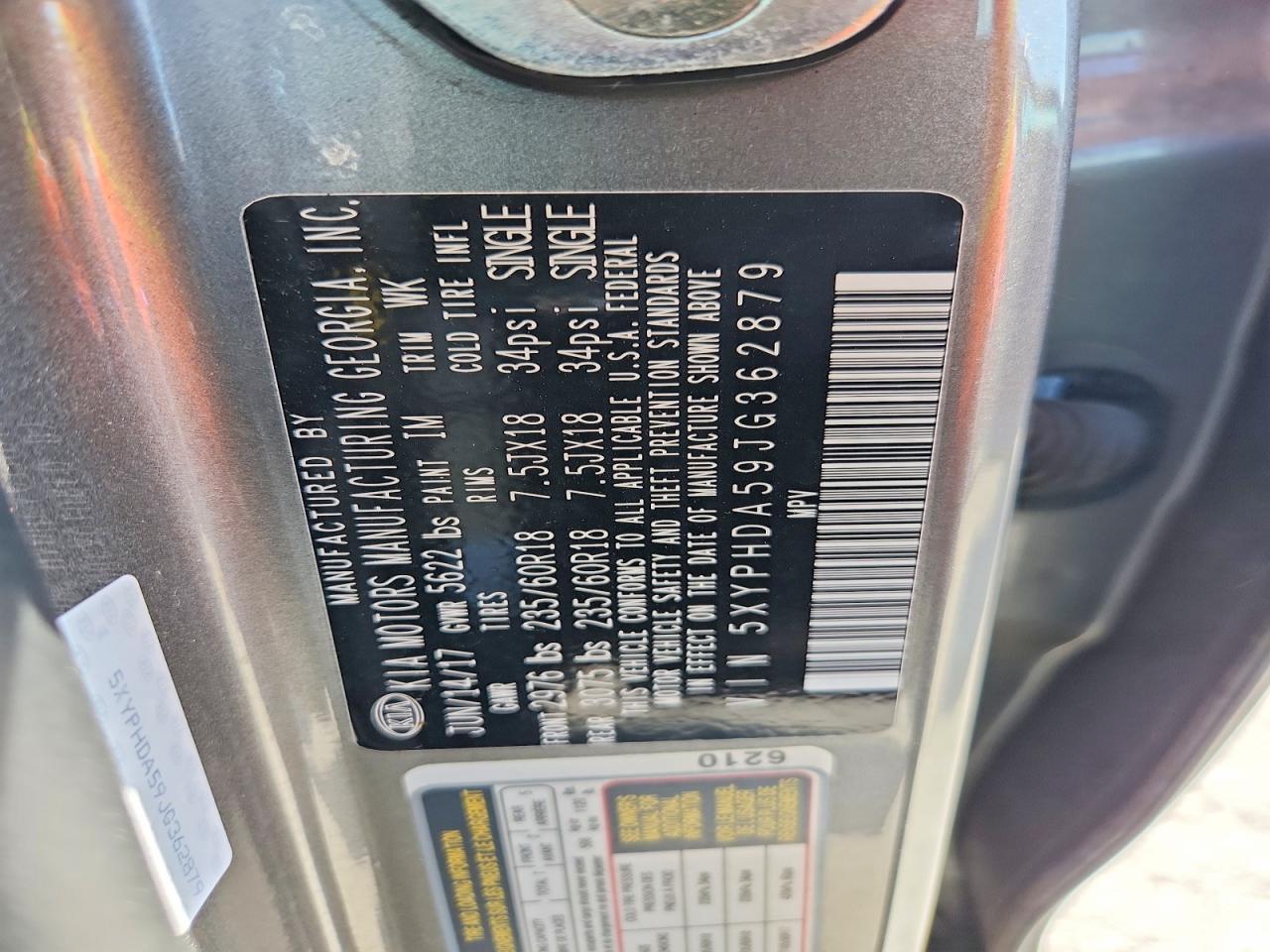 2018 Kia Sorento Ex - zdjęcie 13