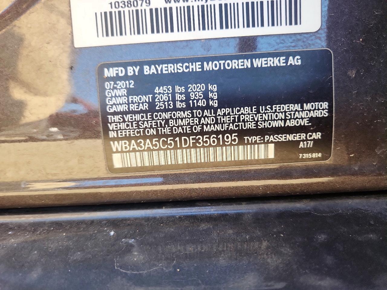 2013 BMW 328 I - zdjęcie 12