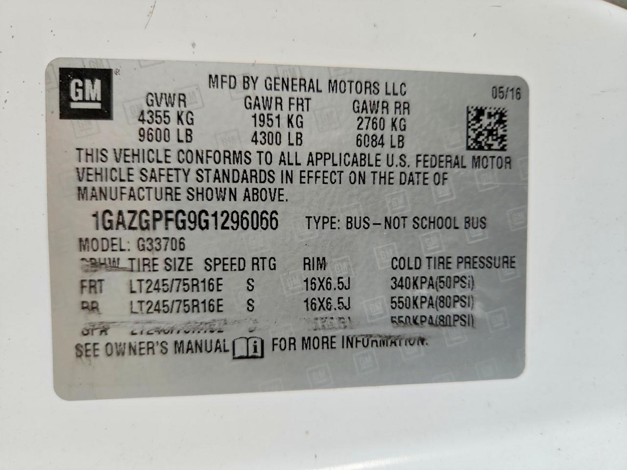 2016 Chevrolet Express G3500 Ls - zdjęcie 13