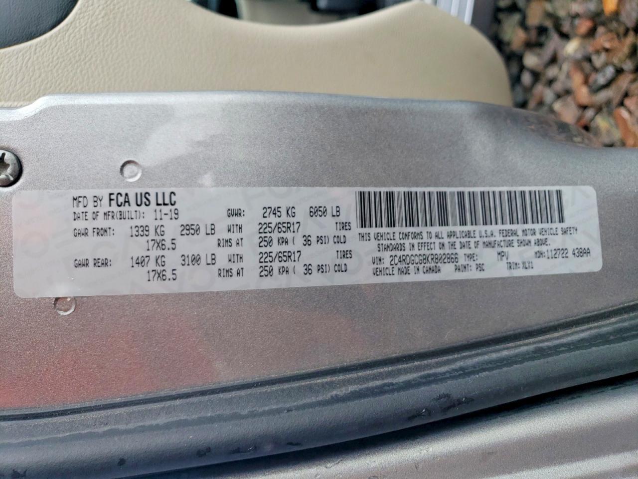 2019 Dodge Grand Caravan Sxt - zdjęcie 13
