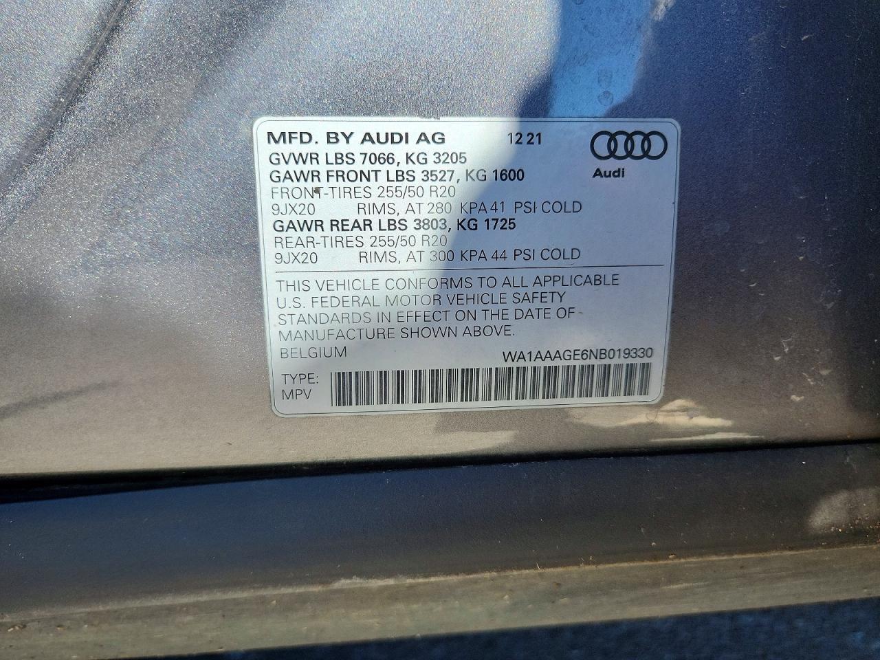 2022 Audi E-Tron Premium - zdjęcie 13