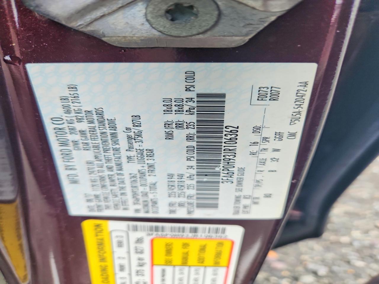 2018 Ford Fusion Se - zdjęcie 12