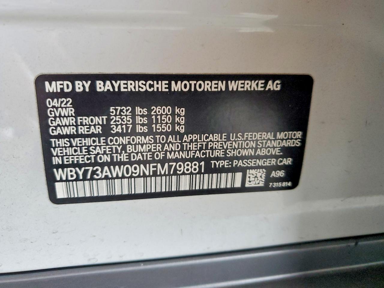2022 BMW I4 Edrive 40 - zdjęcie 12