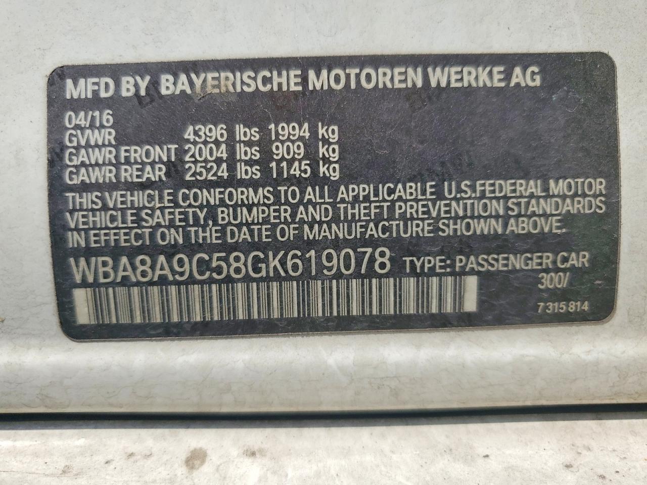 2016 BMW 320 I - zdjęcie 13