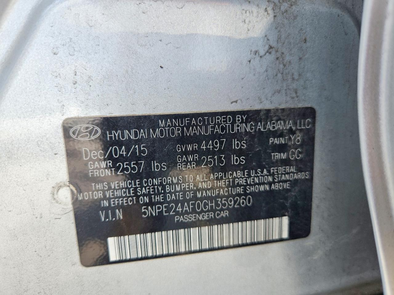 2016 Hyundai Sonata Se - zdjęcie 13