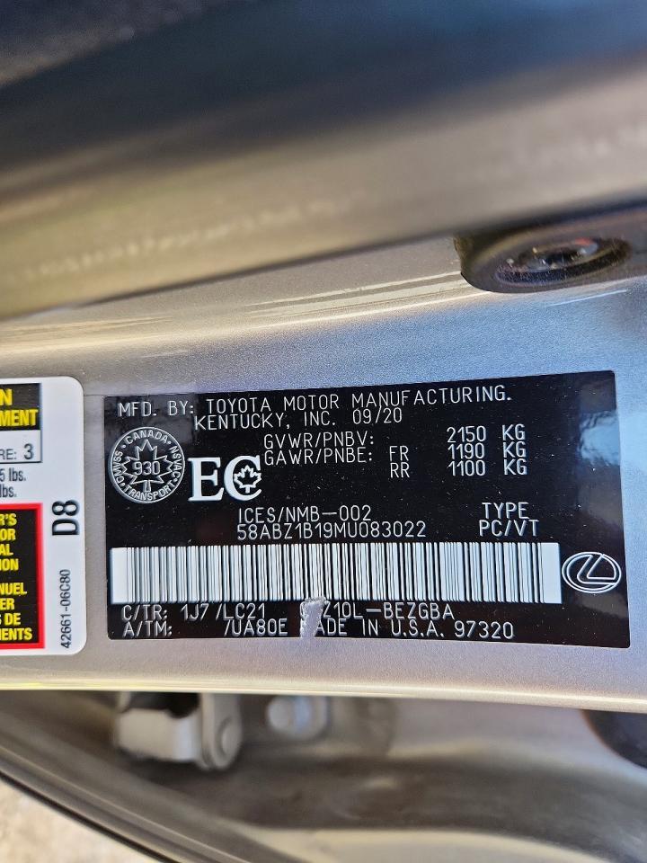 2021 Lexus Es 350 - zdjęcie 13