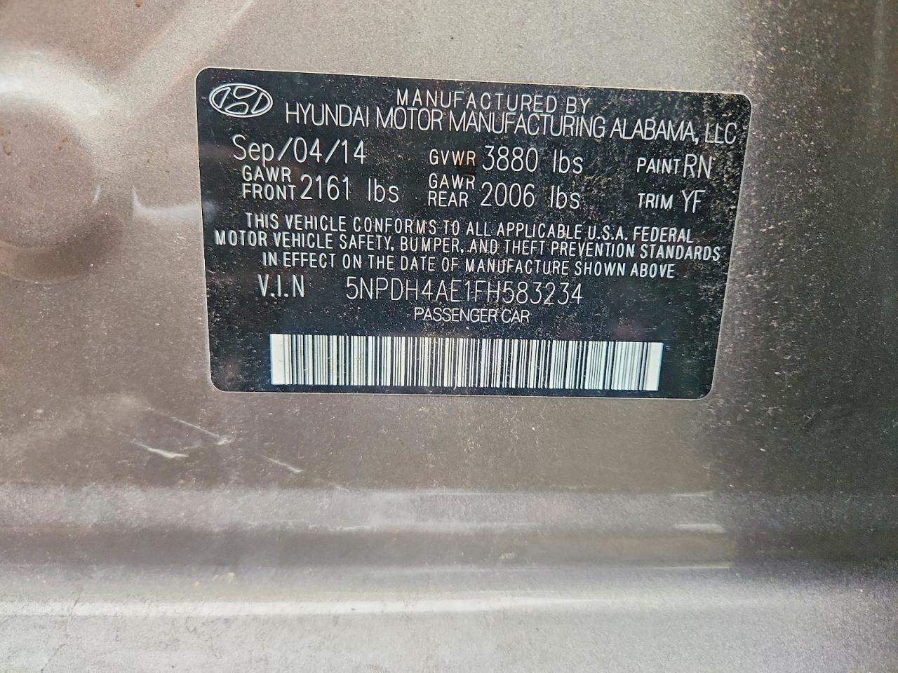 2015 Hyundai Elantra Se - zdjęcie 12
