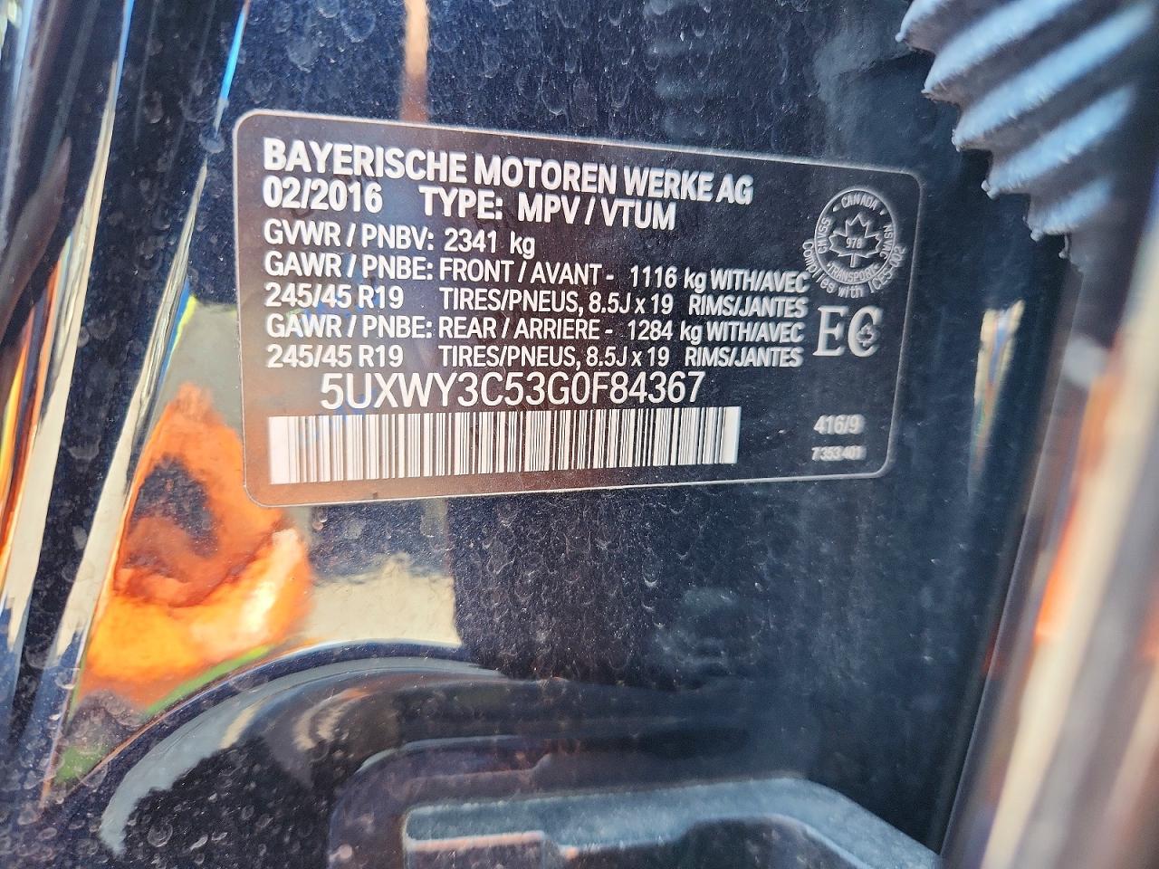 2016 BMW X3 xDrive28D - zdjęcie 13