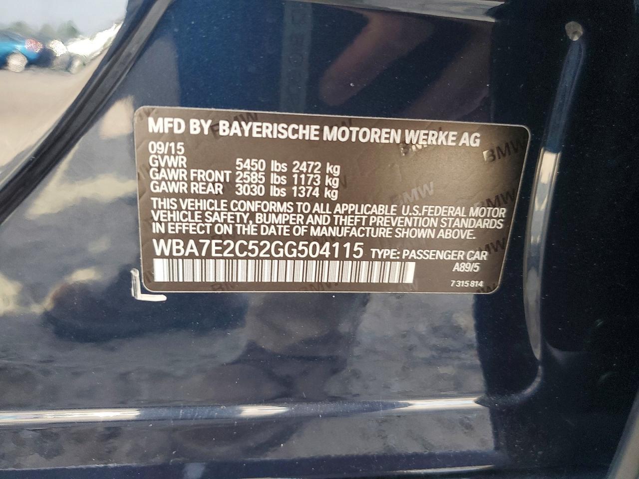 2016 BMW 740 I - zdjęcie 12