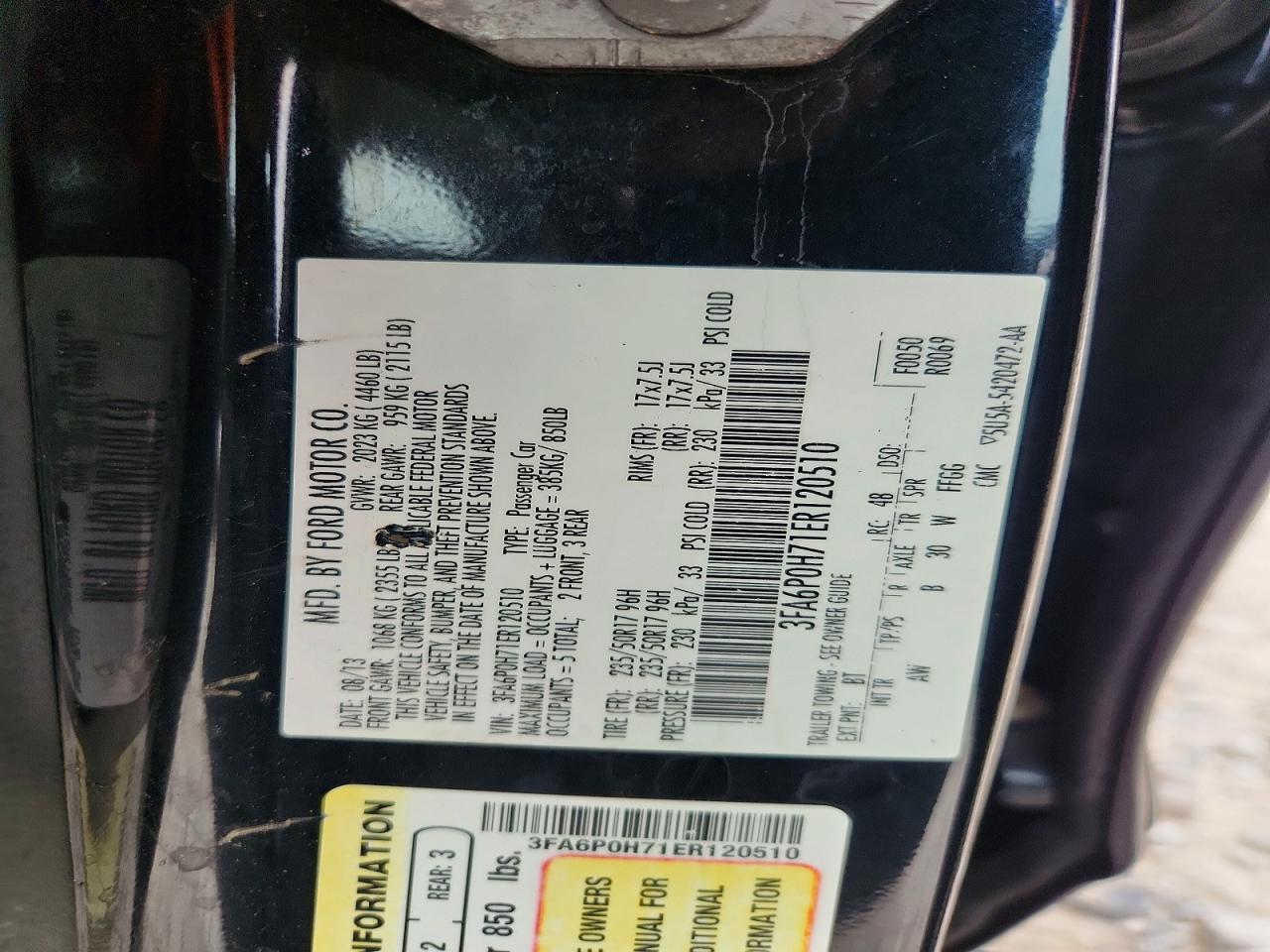 2014 Ford Fusion Se - zdjęcie 12