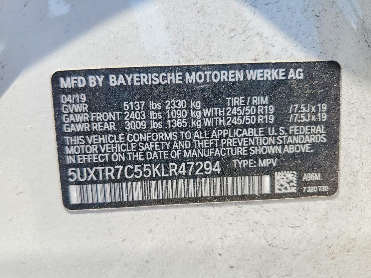 2019 BMW X3 Sdrive30I - zdjęcie 14