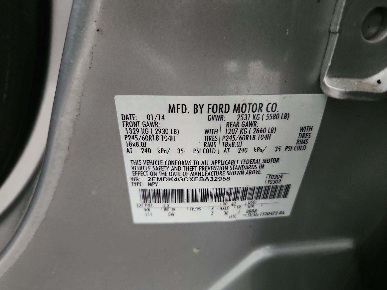 2014 Ford Edge Se - zdjęcie 13