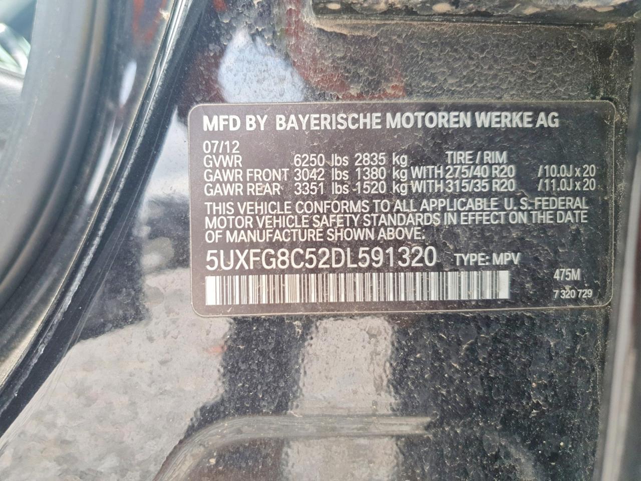 2013 BMW X6 xDrive50I - zdjęcie 13