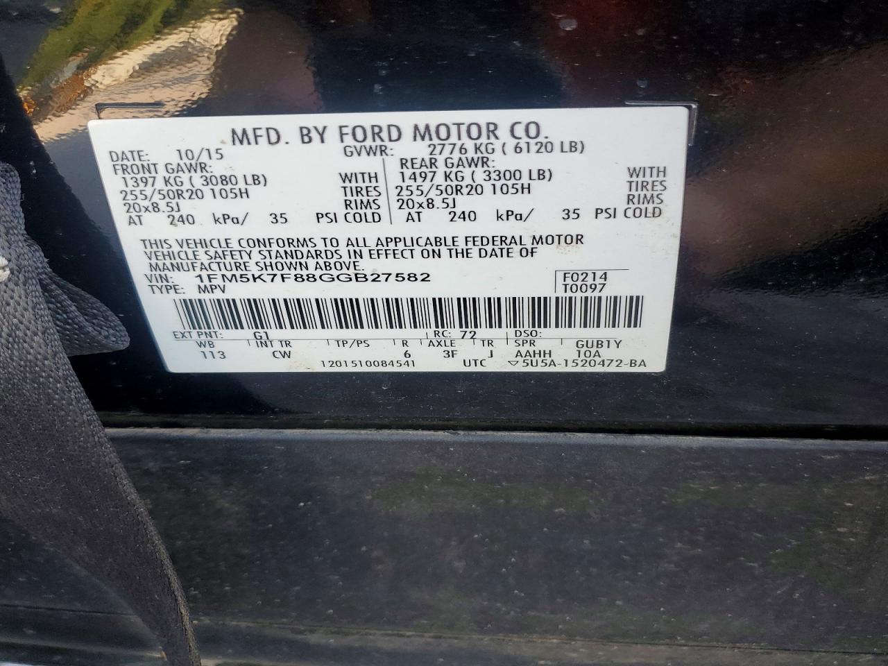 2016 Ford Explorer Limited - zdjęcie 14