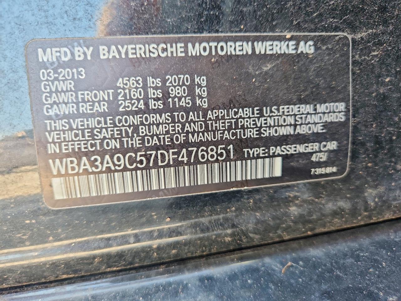 2013 BMW 335 I - zdjęcie 12