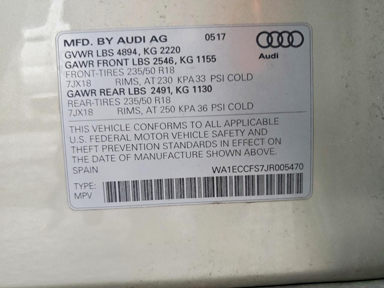 2018 Audi Q3 Premium - zdjęcie 13