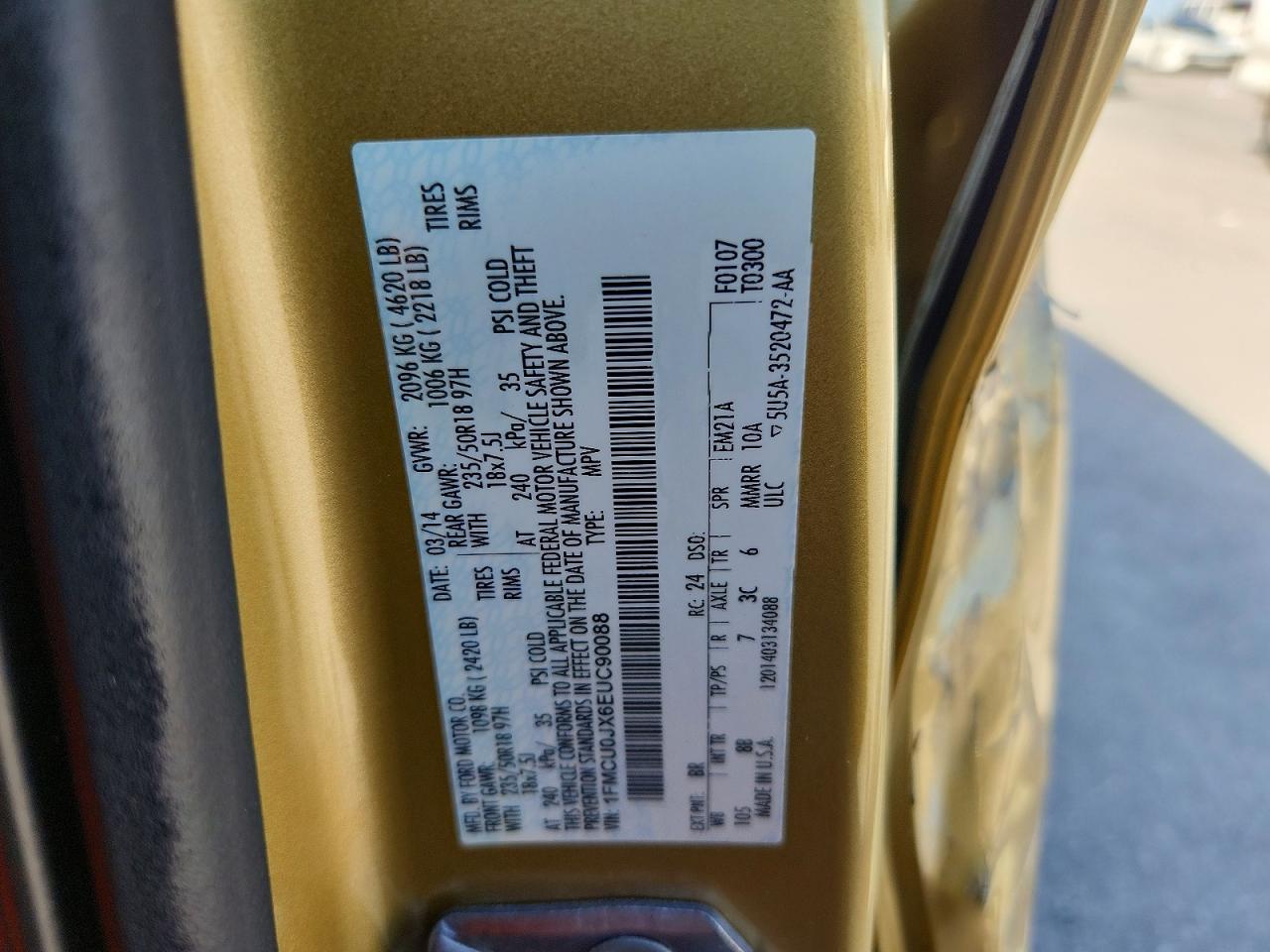 2014 Ford Escape Titanium - zdjęcie 12