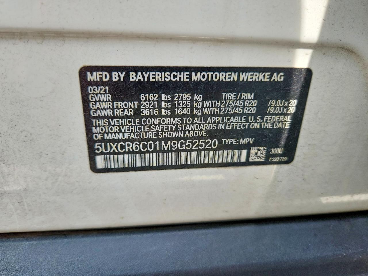 2021 BMW X5 xDrive40I - zdjęcie 14