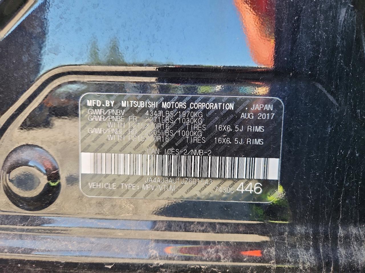 2018 Mitsubishi Rvr Se - zdjęcie 13