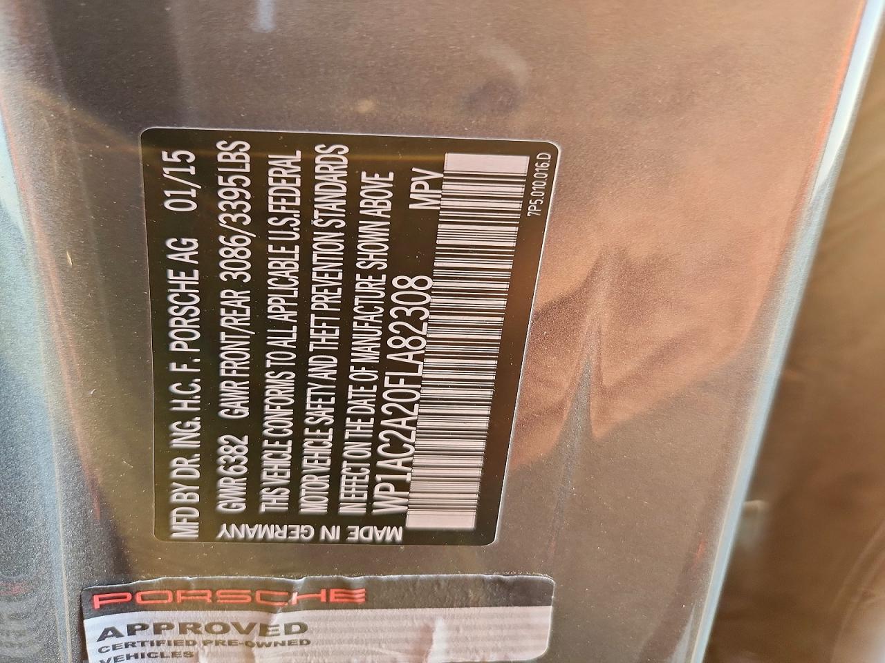 2015 Porsche Cayenne Turbo - zdjęcie 13