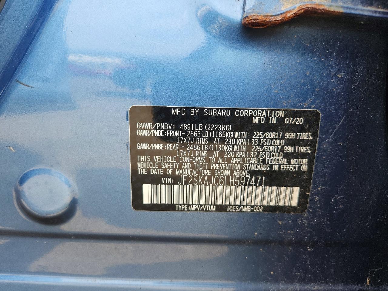 2020 Subaru Forester Premium - zdjęcie 13