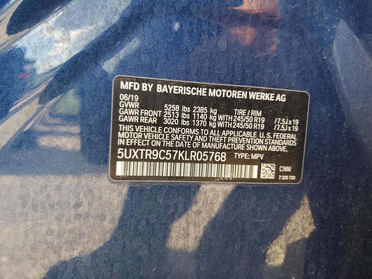 2019 BMW X3 xDrive30I - zdjęcie 13