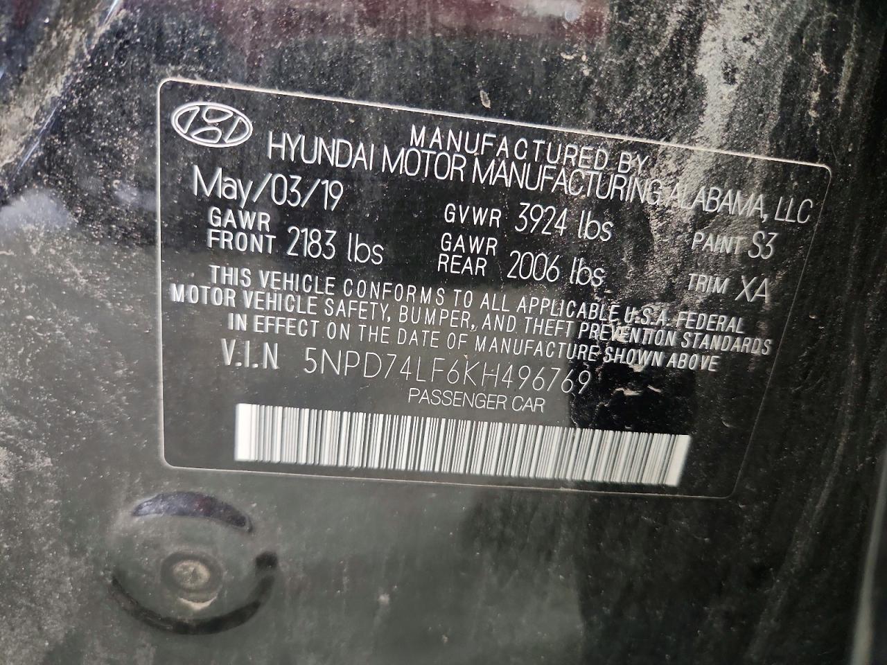 2019 Hyundai Elantra Se - zdjęcie 12