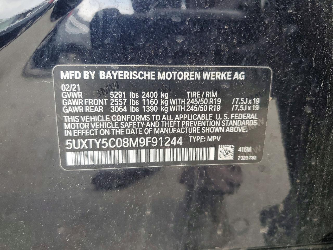 2021 BMW X3 xDrive30I - zdjęcie 13