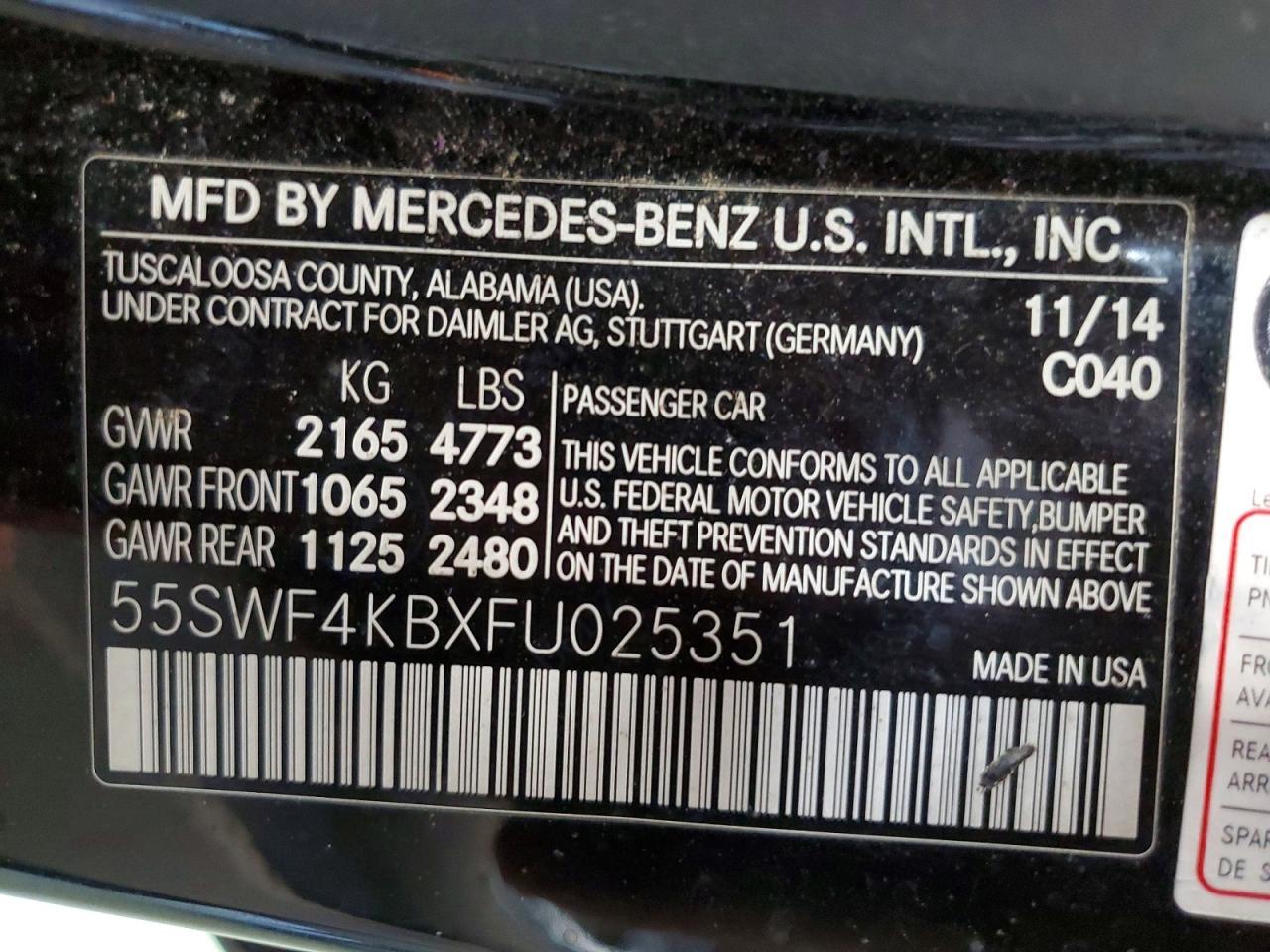 2015 Mercedes-Benz C 300 4Matic - zdjęcie 12