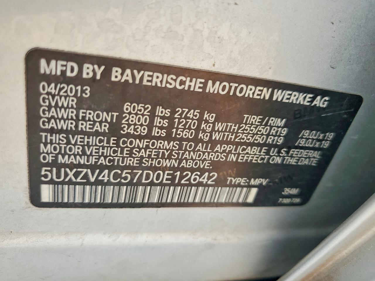 2013 BMW X5 xDrive35I - zdjęcie 13