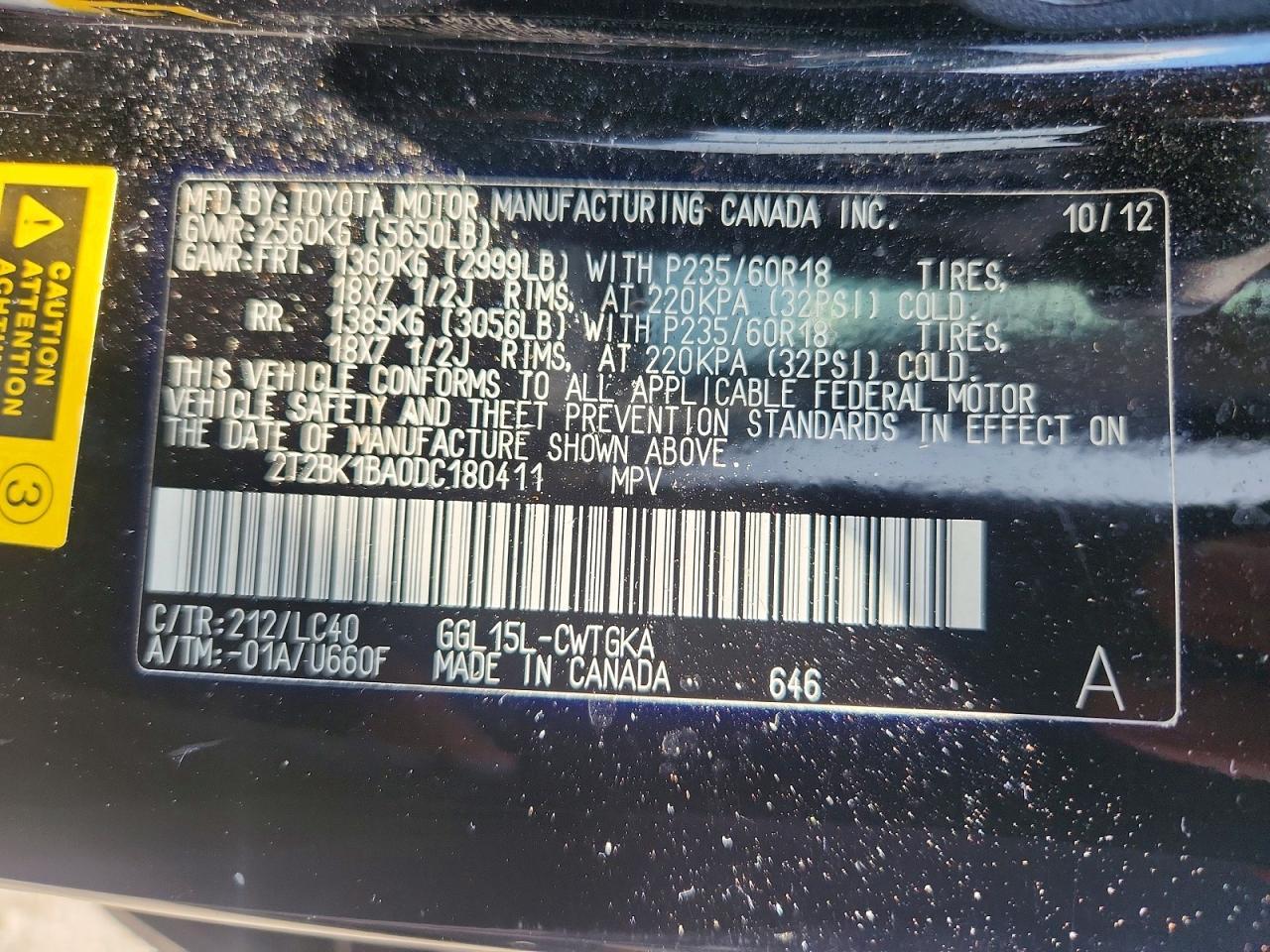 2013 Lexus Rx 350 Base - zdjęcie 13