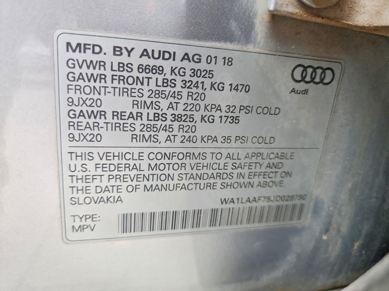 2018 Audi Q7 Premium Plus - zdjęcie 14
