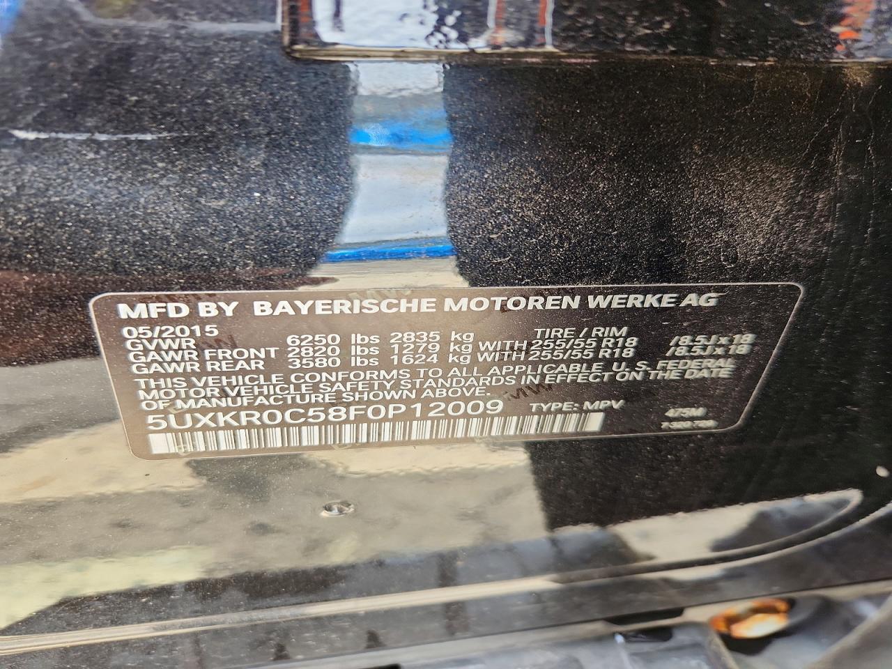 2015 BMW X5 xDrive35I - zdjęcie 13