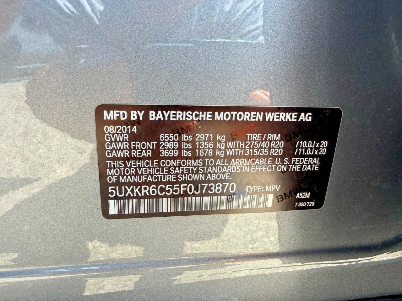 2015 BMW X5 xDrive50I - zdjęcie 10