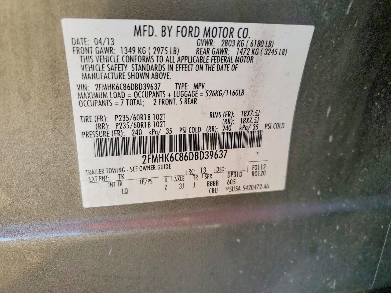 2013 Ford Flex Sel - zdjęcie 25