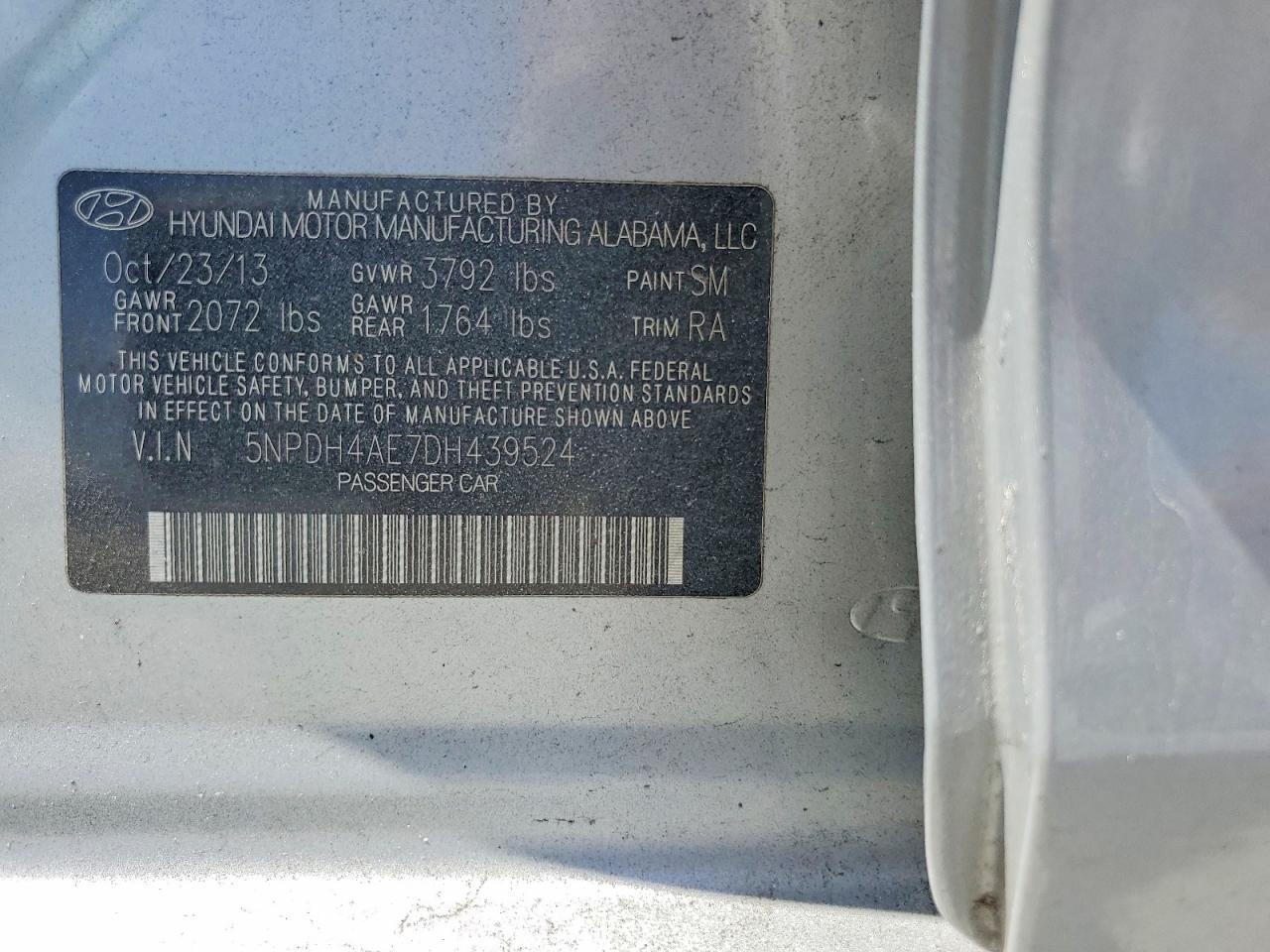 2013 Hyundai Elantra Gls - zdjęcie 12