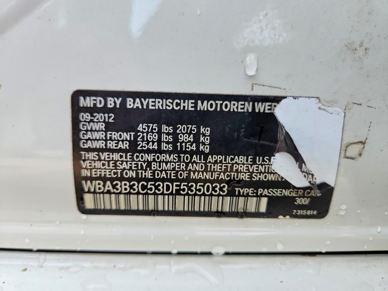 2013 BMW 328 Xi - zdjęcie 13
