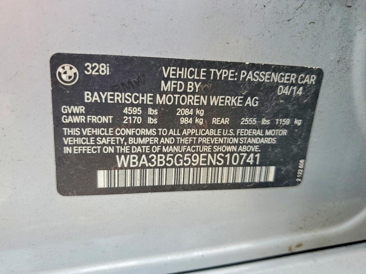 2014 BMW Seria 3 328i - zdjęcie 12