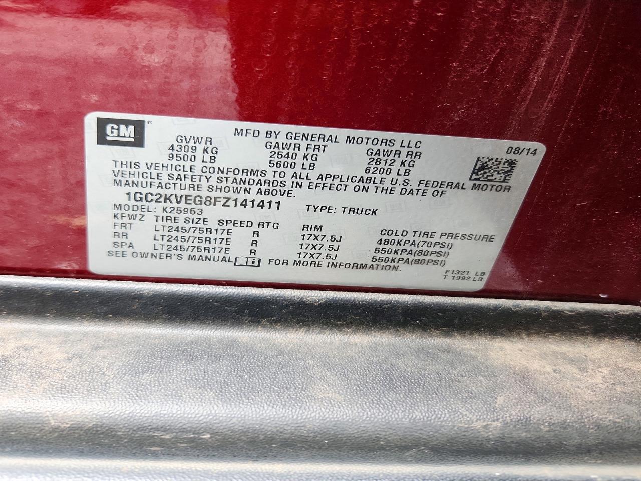 2015 Chevrolet Silverado K2500 Heavy Duty Lt - zdjęcie 12