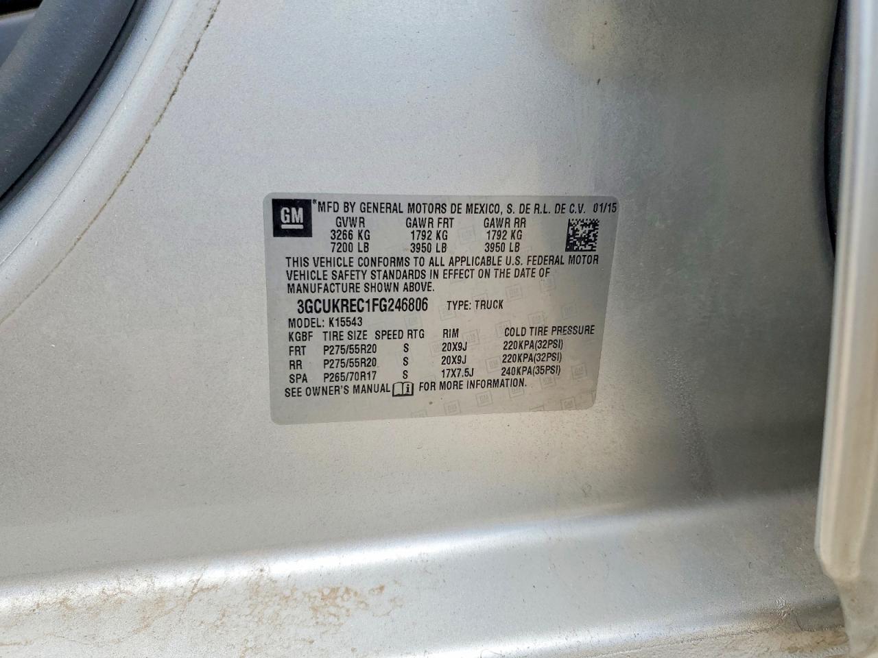 2015 Chevrolet Silverado K1500 Lt - zdjęcie 12